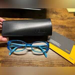 Brand New Fendi Glasses with Dust Cloth & Card & Case